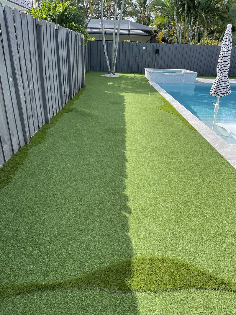 Finished: backyard putting green, start to finish in Boynton Beach, FL, photo 2 of 6