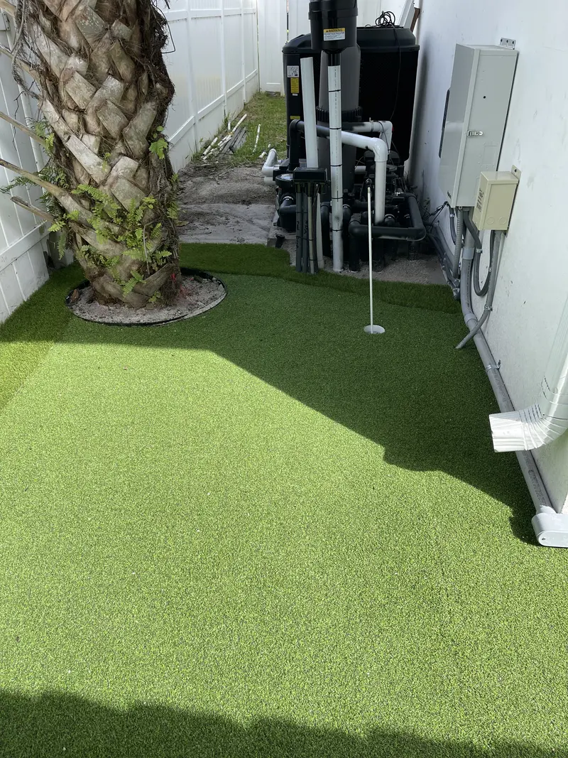 Finished: backyard putting green, start to finish in Boynton Beach, FL, photo 6 of 6