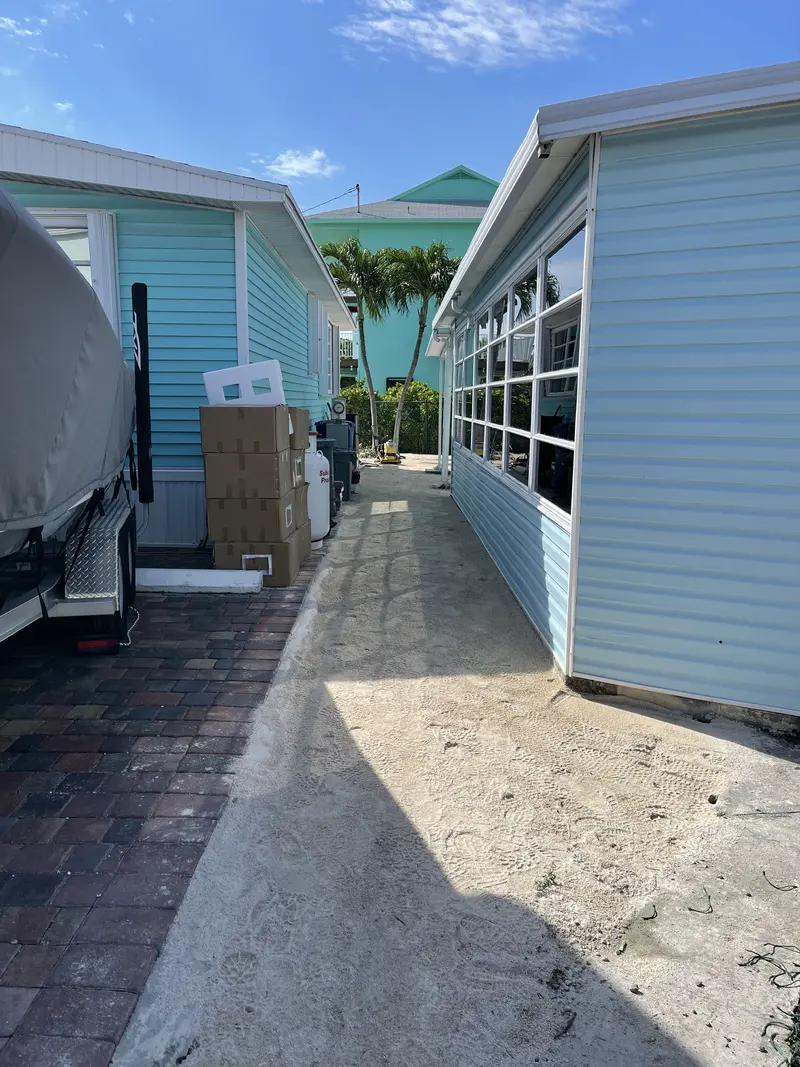 During the install: 50 ft putting green in Long Key, FL