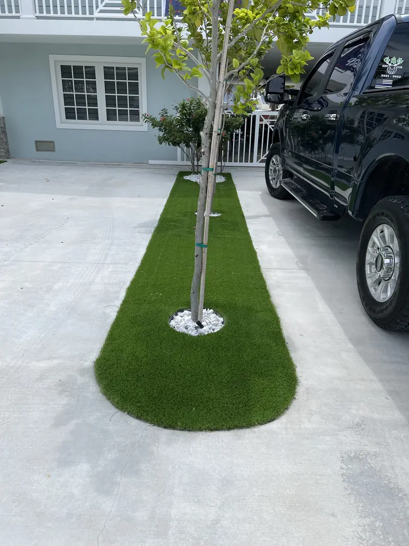 Finished: canal-front lawn in Lower Matecumbe Key, FL, photo 2 of 8
