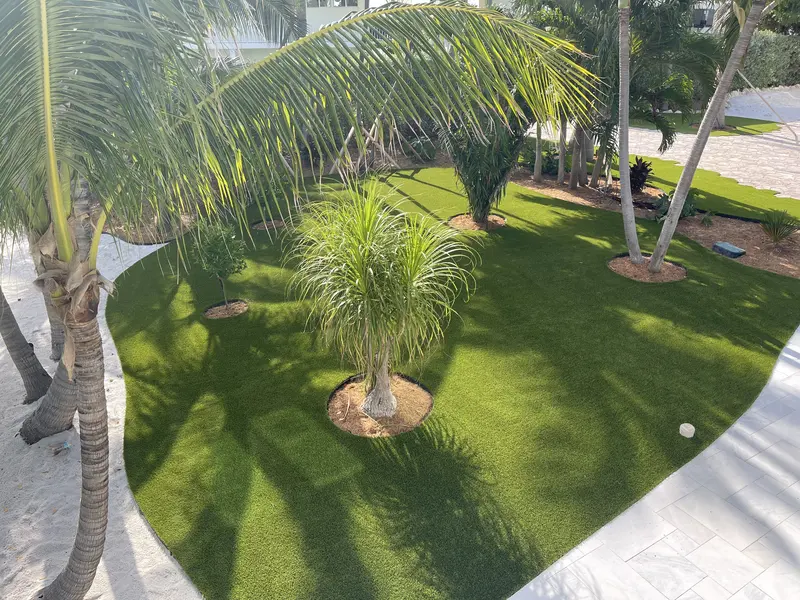Finished: waterfront lawn in Marathon, FL, photo 2 of 8