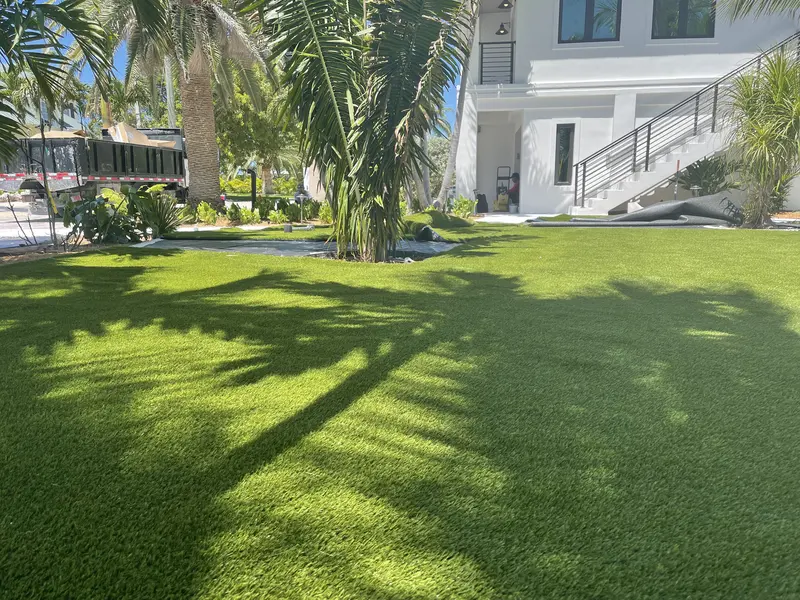 Finished: waterfront lawn in Marathon, FL, photo 4 of 8