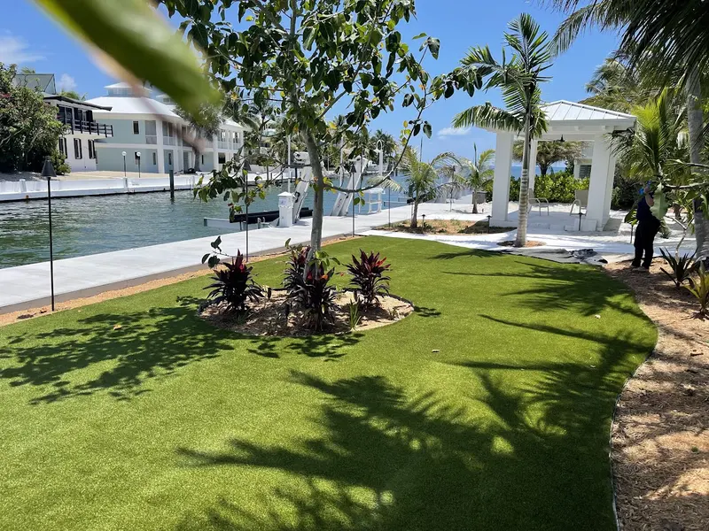 Finished: waterfront lawn in Marathon, FL, photo 6 of 8