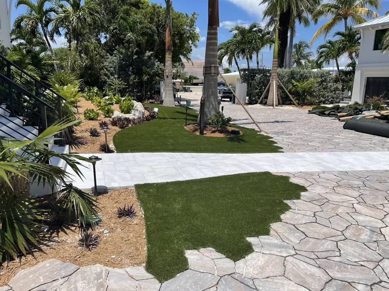 Finished: waterfront lawn in Marathon, FL, photo 8 of 8