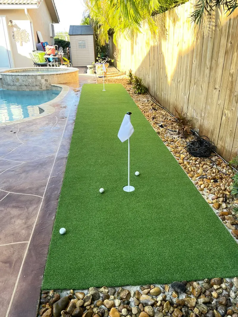 Finished: poolside putting strip in South Florida, photo 2 of 3